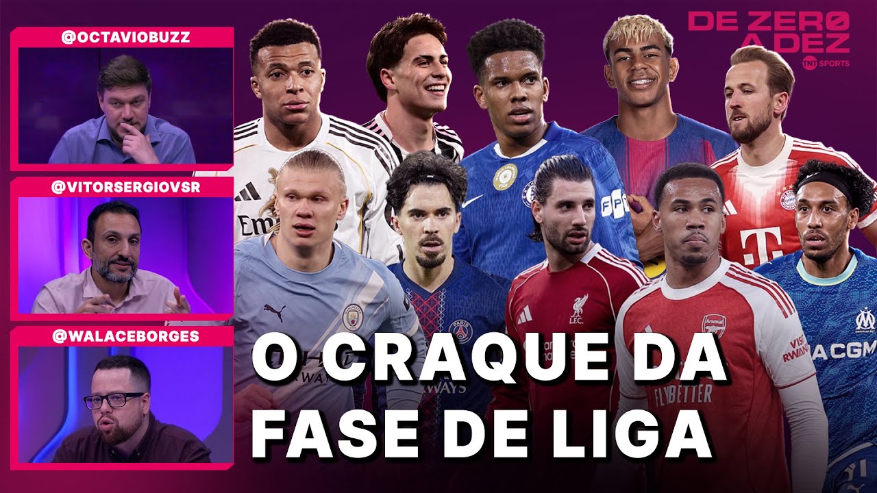 QUEM FOI O MELHOR JOGADOR DA FASE DE LIGA DA CHAMPIONS? | DE ZERO A DEZ