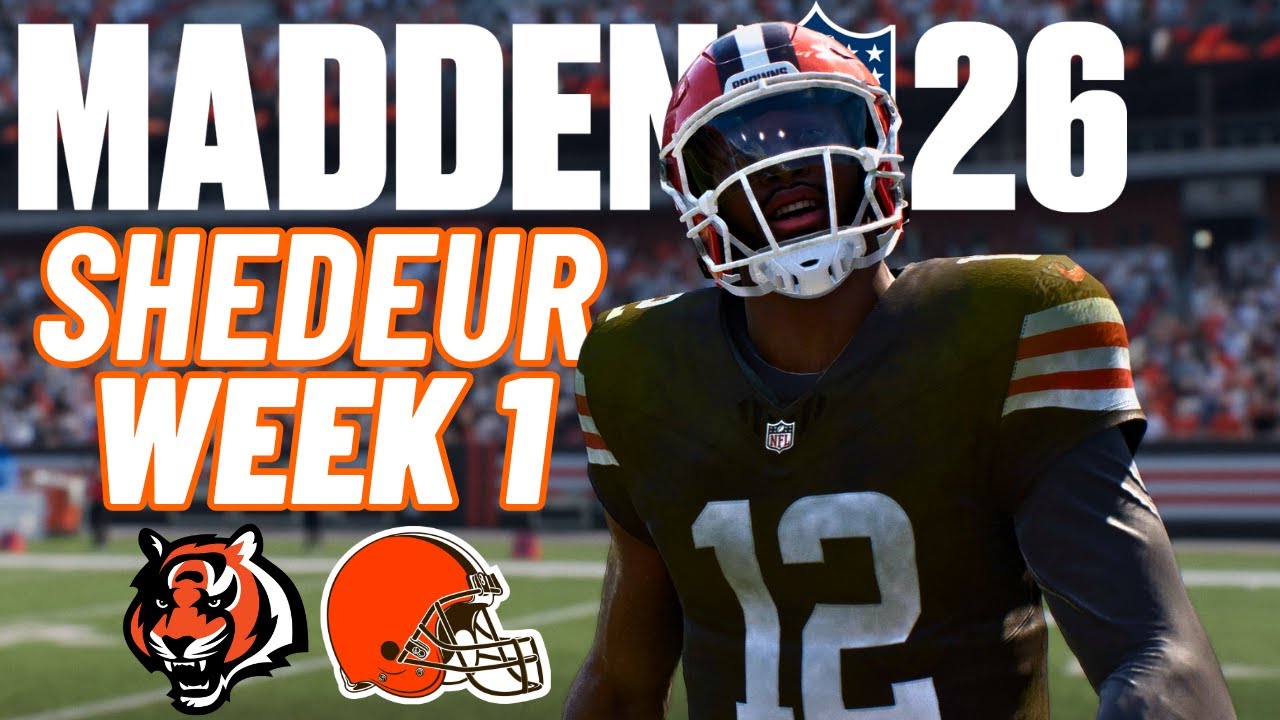 SHEDEUR STARTS INSANE WEEK 1 | MADDEN 26 CLEVELAND BROWNS FRANCHISE EPISODE 2!