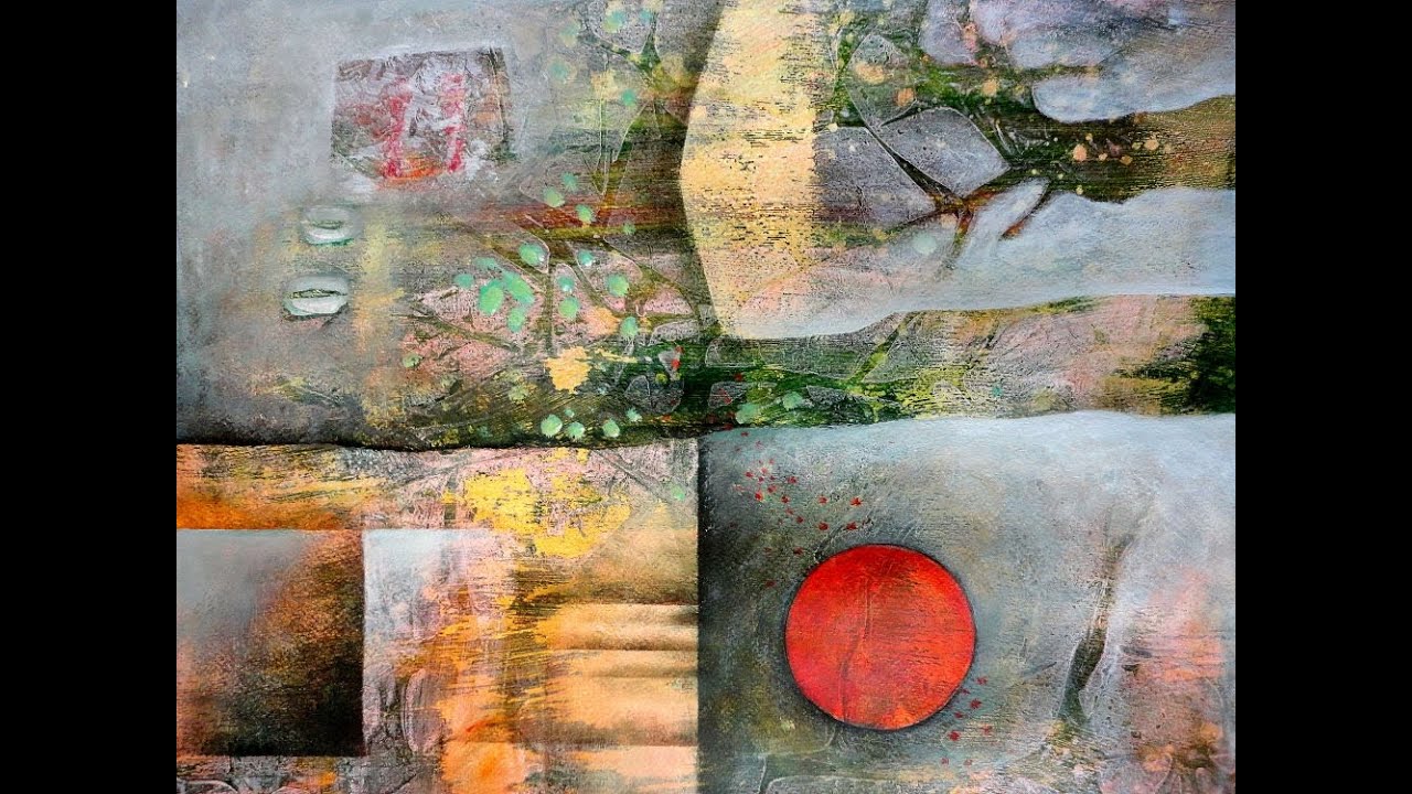 Acryl Techniken kombinieren Nr 2   Combining acrylic techniques Nr  2