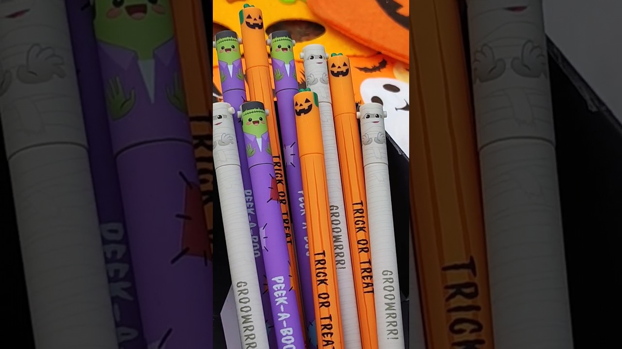 LEGAMI MILANO penne gel cancellabili halloween edition #legami #viral #reels