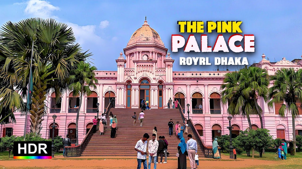 The Most Beautiful Palace in Bangladesh? Ahsan Manzil 4K Walking Tour | The Pink Palace of Dhaka