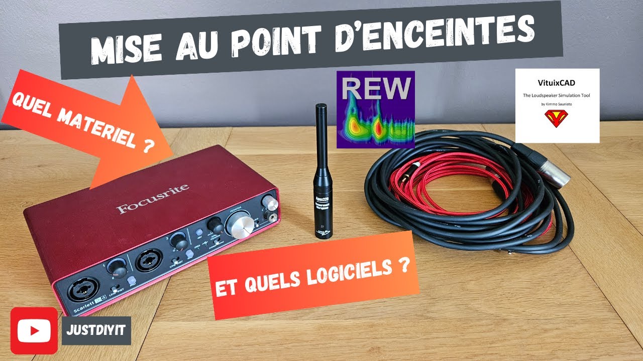 Mise au point d'enceintes DIY : Quels logiciels et quel matériel ?