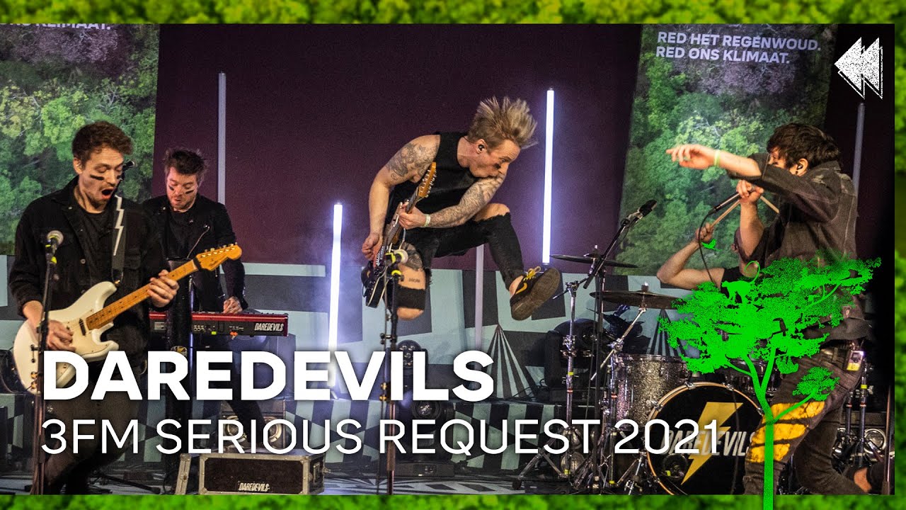 Daredevils speelt live mashup met o.a. Linkin Park | 3FM Serious Request | NPO 3FM