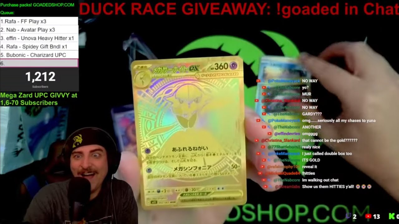 MTG & Pokémon Rip & Ship - WE PULLED GOLD GARDY w/Chat - ZARDY UPCS - CHOCOBO BUNDLES