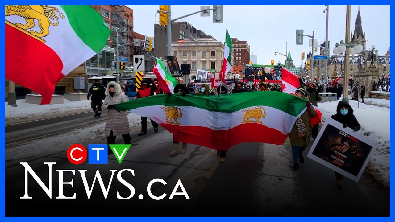 Iran protests: Ottawa rally calls for regime change