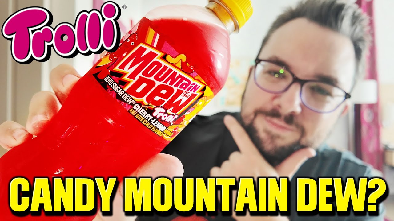 Обзор Mountain Dew Trolli (вишня и лимон) - газировка со вкусом конфет?!