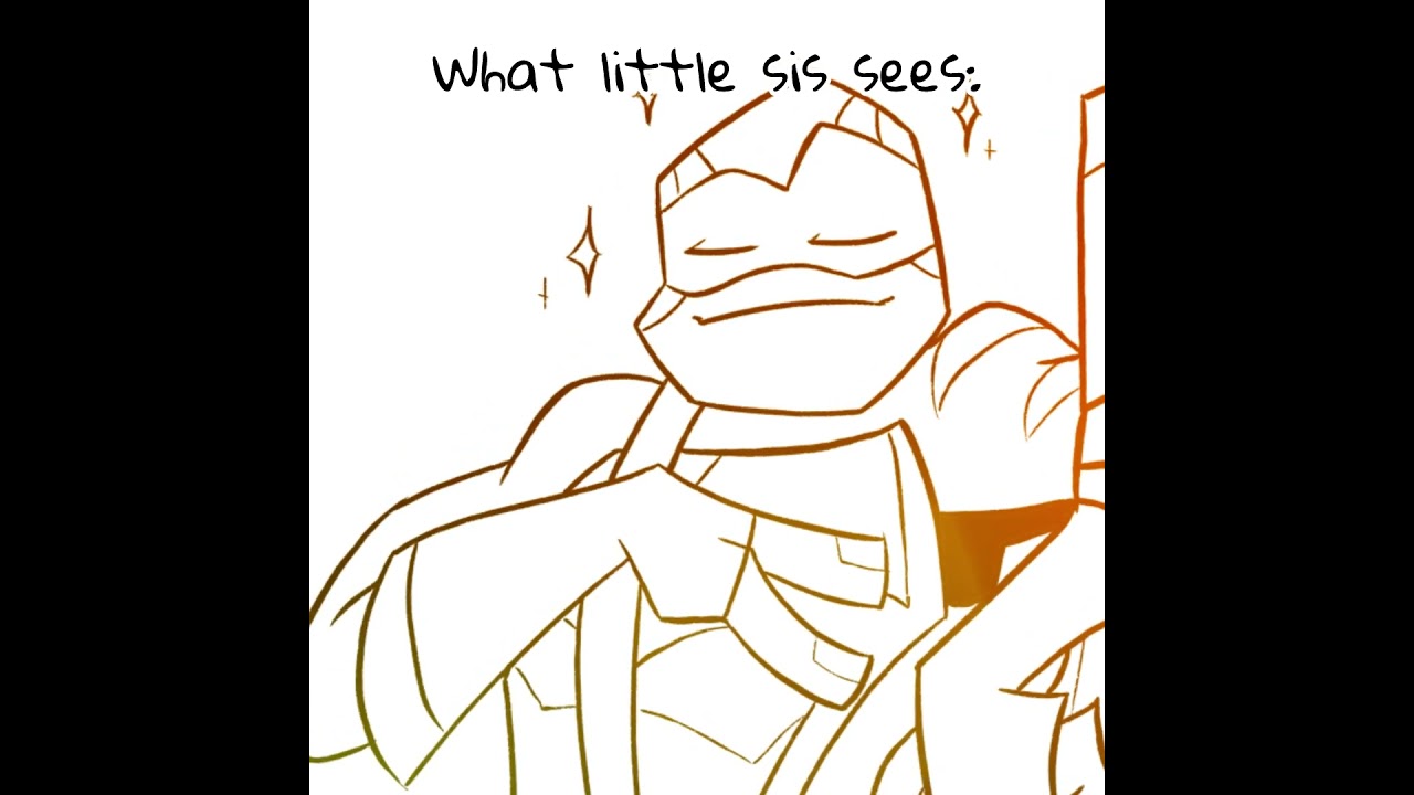 Как семья видит Лео | ROTTMNT ANIMATIC