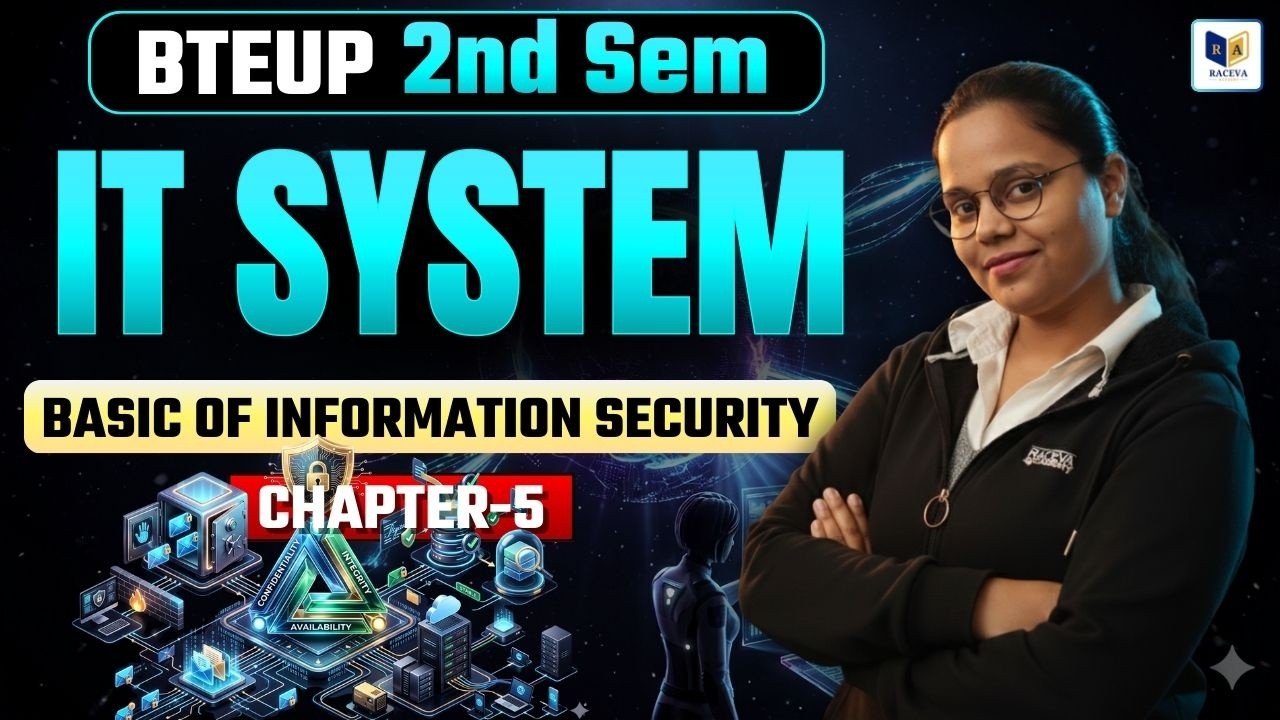 IT System Chapter-5 Basic of Information Security | BTEUP 2nd Sem Complete Explanation
