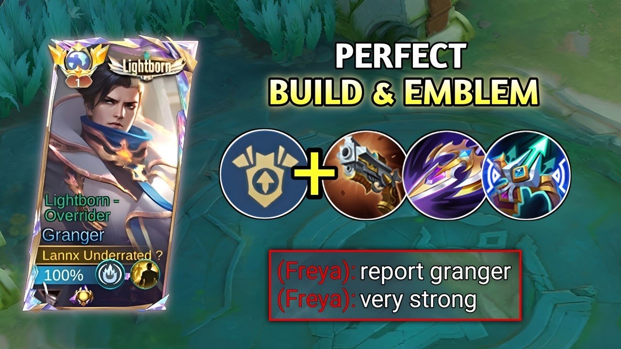 VERY STRONG ! I TRY THIS COMBO BUILD AND EMBLEM IN SOLO RANKED ! VERY SUITABLE IN CURRENT META🔥
