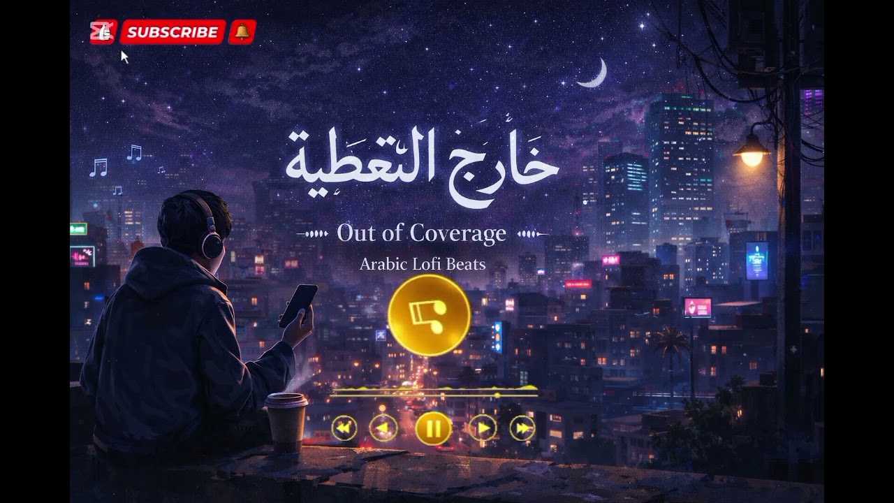 خارج التغطية | Out of Coverage 🌃 Arabic Lofi Beats for Night Chill & Focus