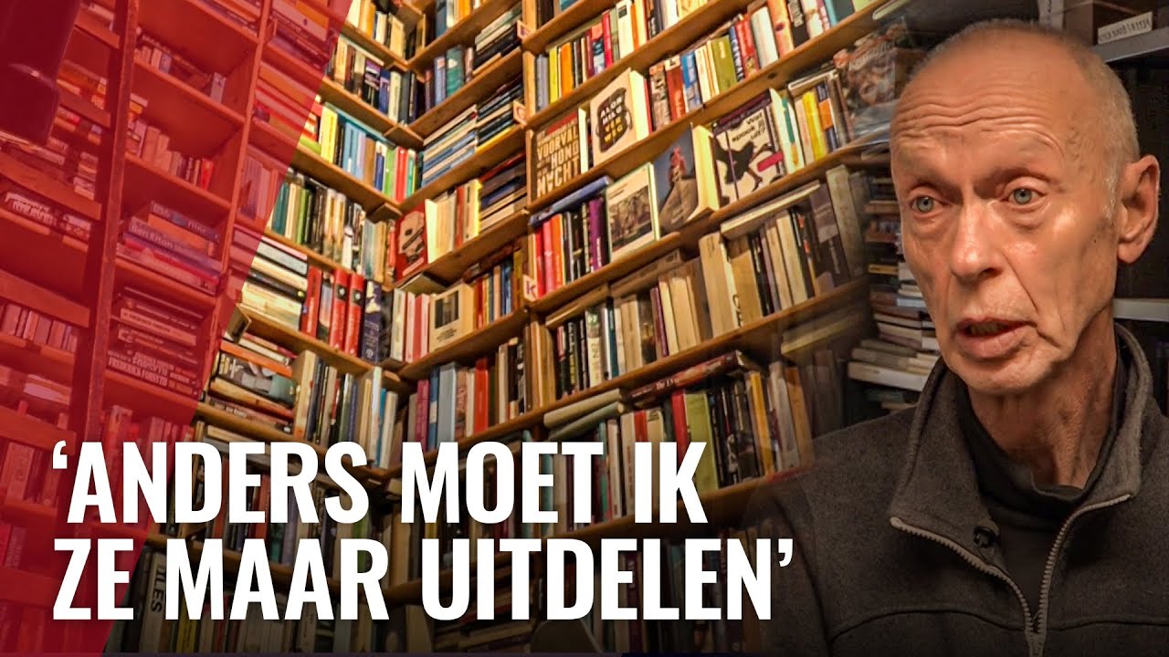 Ron zoekt nieuwe opslag voor zijn 15.000 boeken
