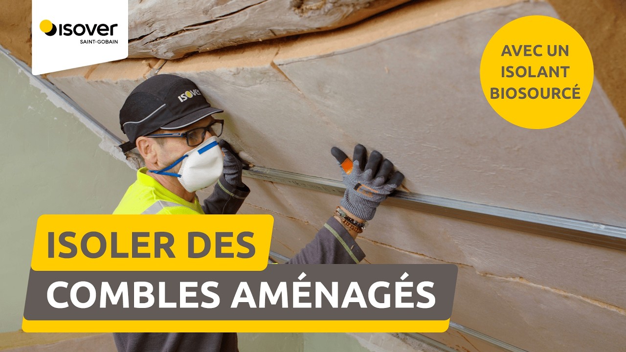 Isoler des combles aménagés avec un isolant biosourcé ? La solution : Isonat Flex | Le Tutos Isover