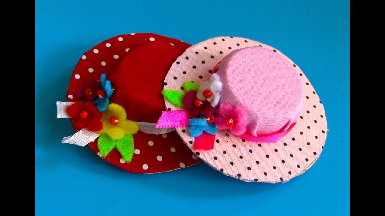 Fivela Chapeuzinho com Tampa de garrafa pet  -Mini hat