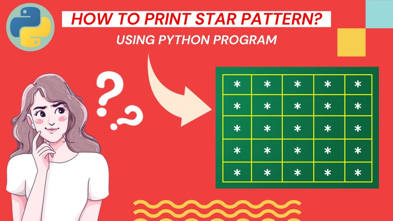 Rectangle and Square Star Pattern || Python Pattern Program