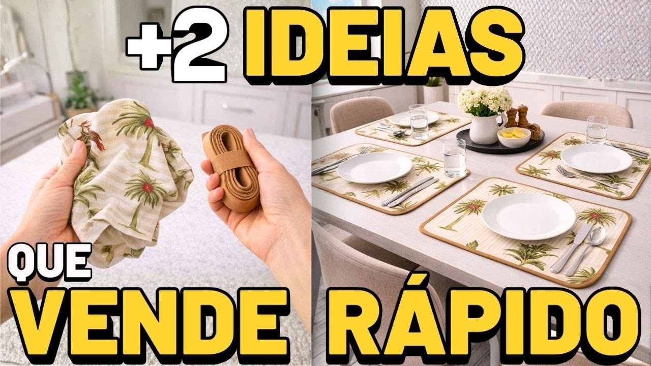 2 IDEIAS de PRODUTO que VENDE RÁPIDO na Costura Criativa Como Ganhar Dinheiro sendo INICIANTE