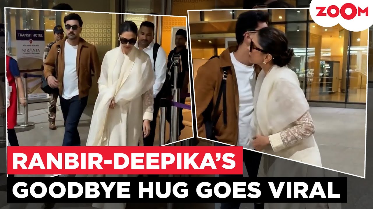 Ranbir Kapoor-Deepika Padukone's heartfelt HUG at Mumbai airport, fans call it a beautiful REUNION