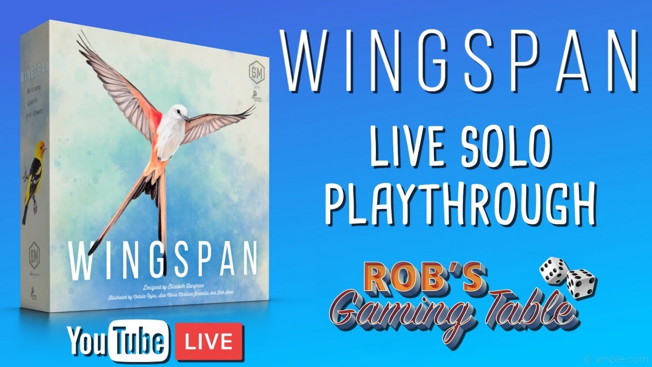 Wingspan Solo Playthrough