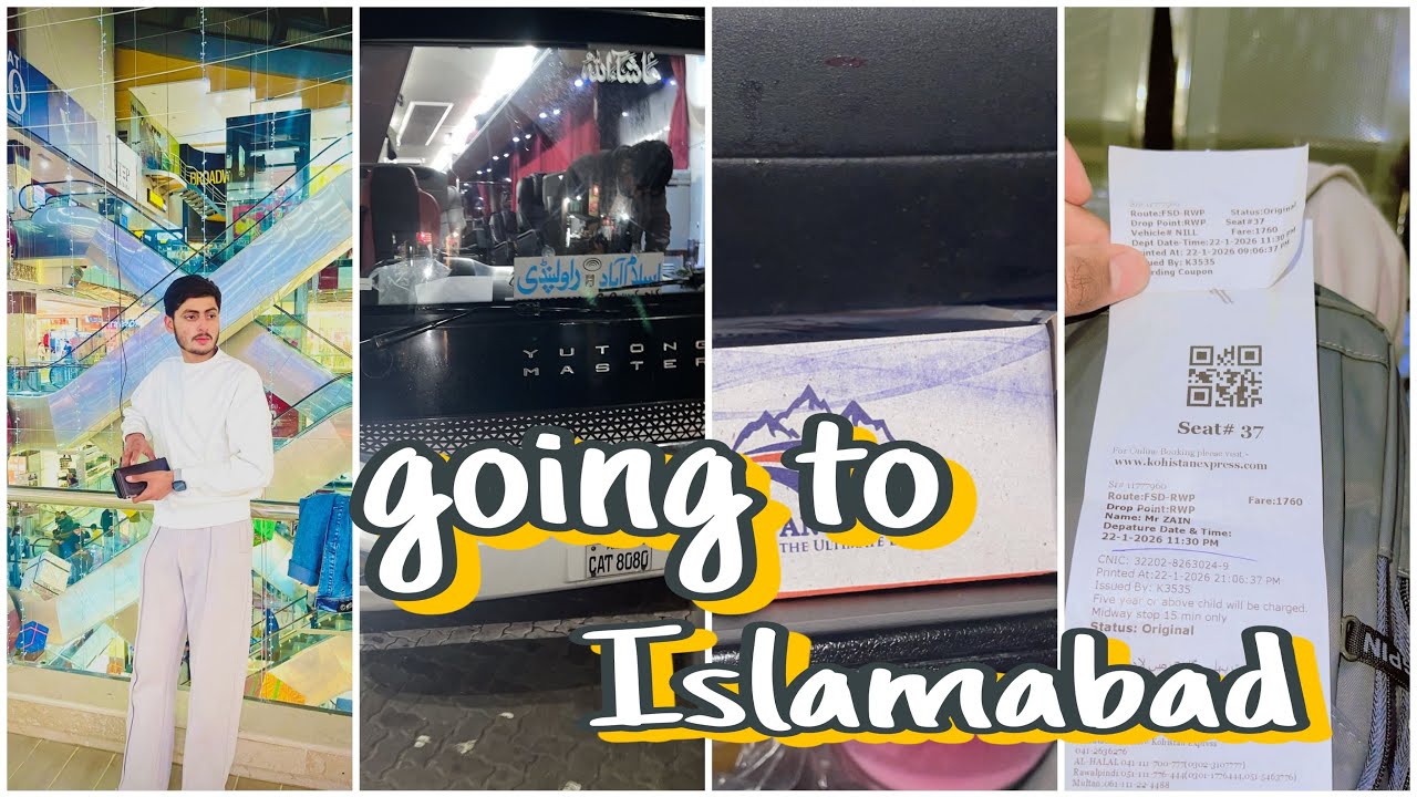 I am going to islamabad RWP 💫✨For important work | ma islamabad ja rha hon important kam ka liy💫✨