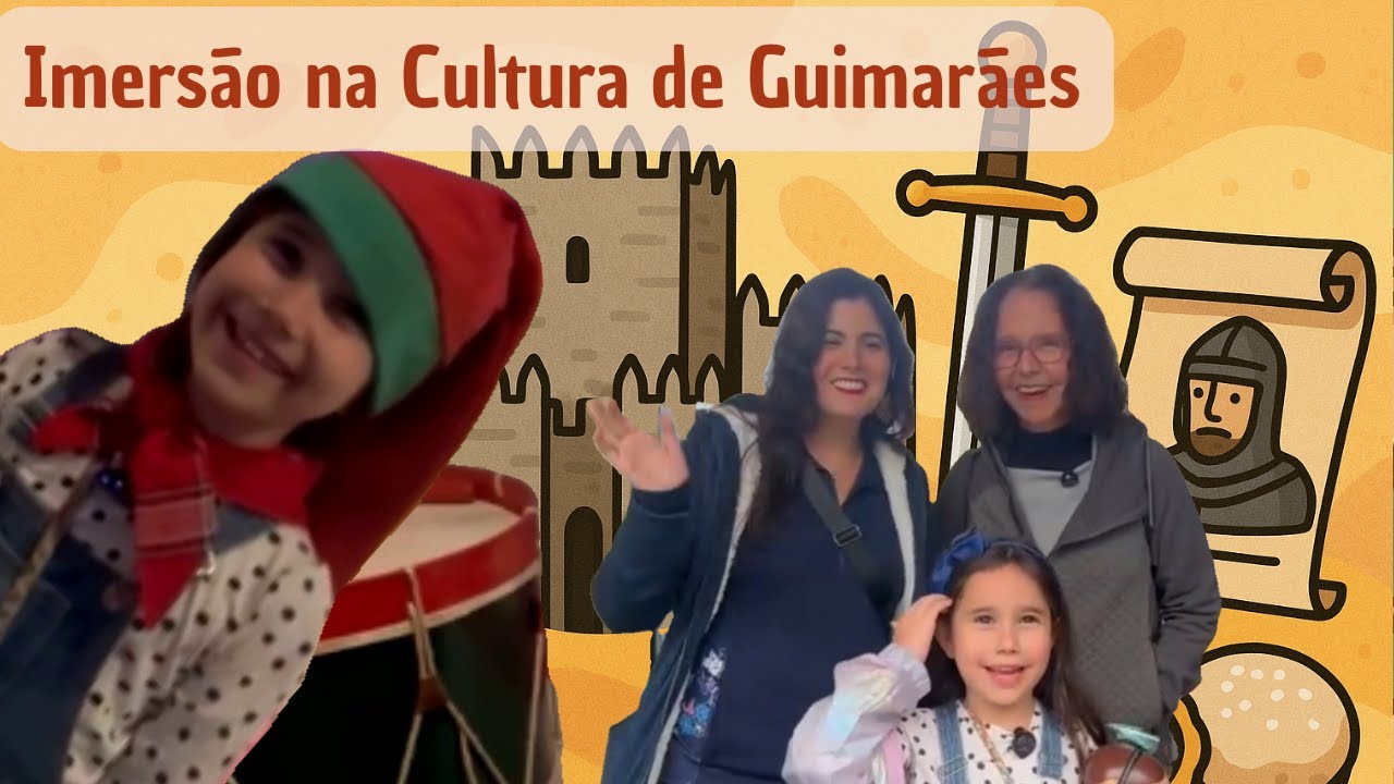 A alma de Guimarães: tradições e cultura com Tallynha🥁Uma visita que toca o coração #culturainfantil