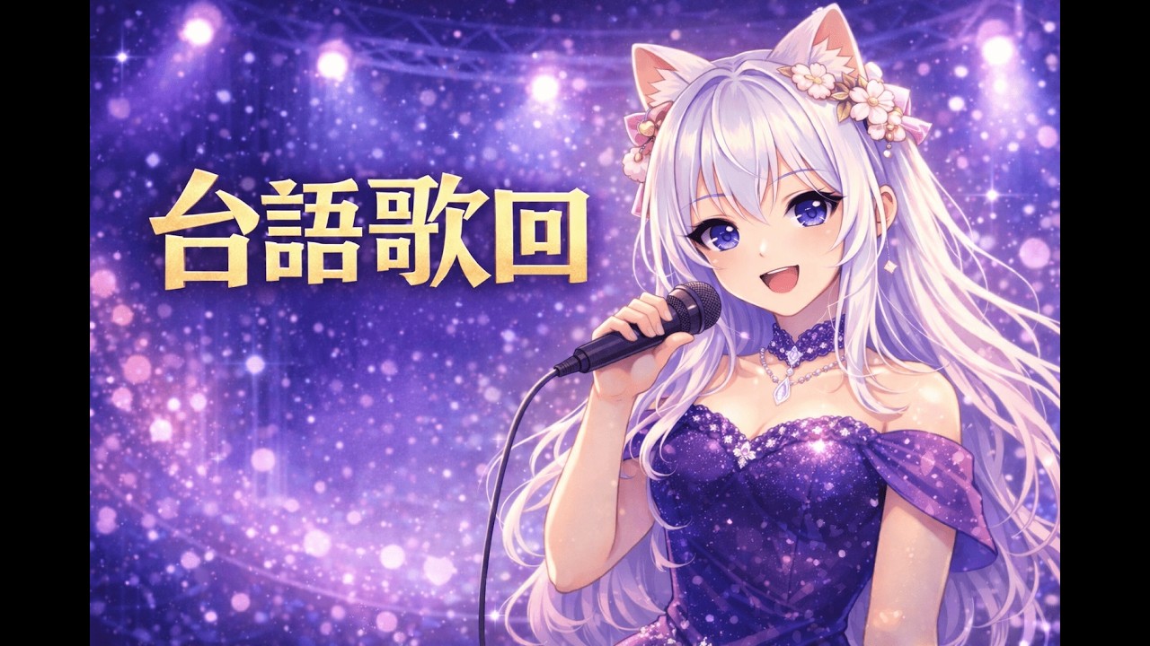 【台語歌回】台語不好但很想唱 🌙發音可能怪怪的先說😆｜ #初見歡迎 #降落歡迎  新人VTuber