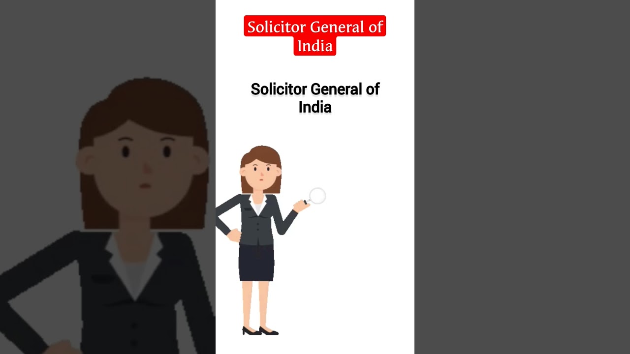 Solicitor General of India | In just 57 sec. #SG #judiciary  @LEGALGRAVITY