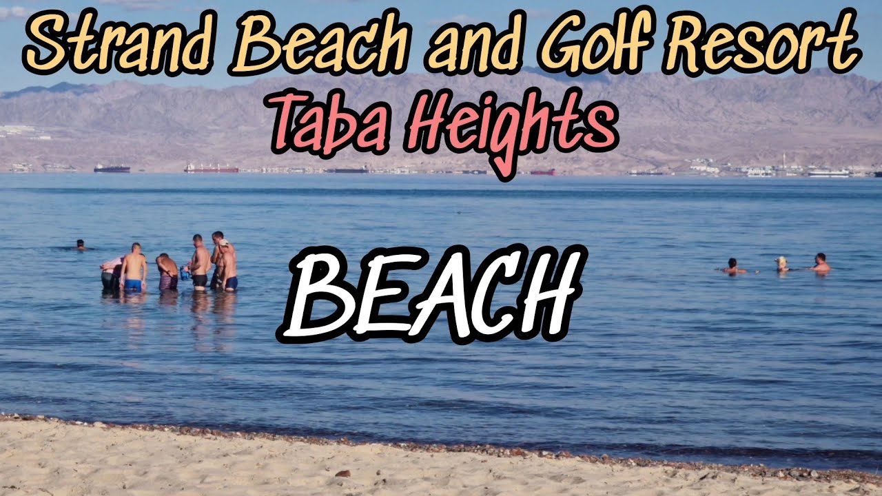 Насладитесь красотой Strand Beach & Golf Resort Taba Heights, захватывающий дух вид потрясающий пляж