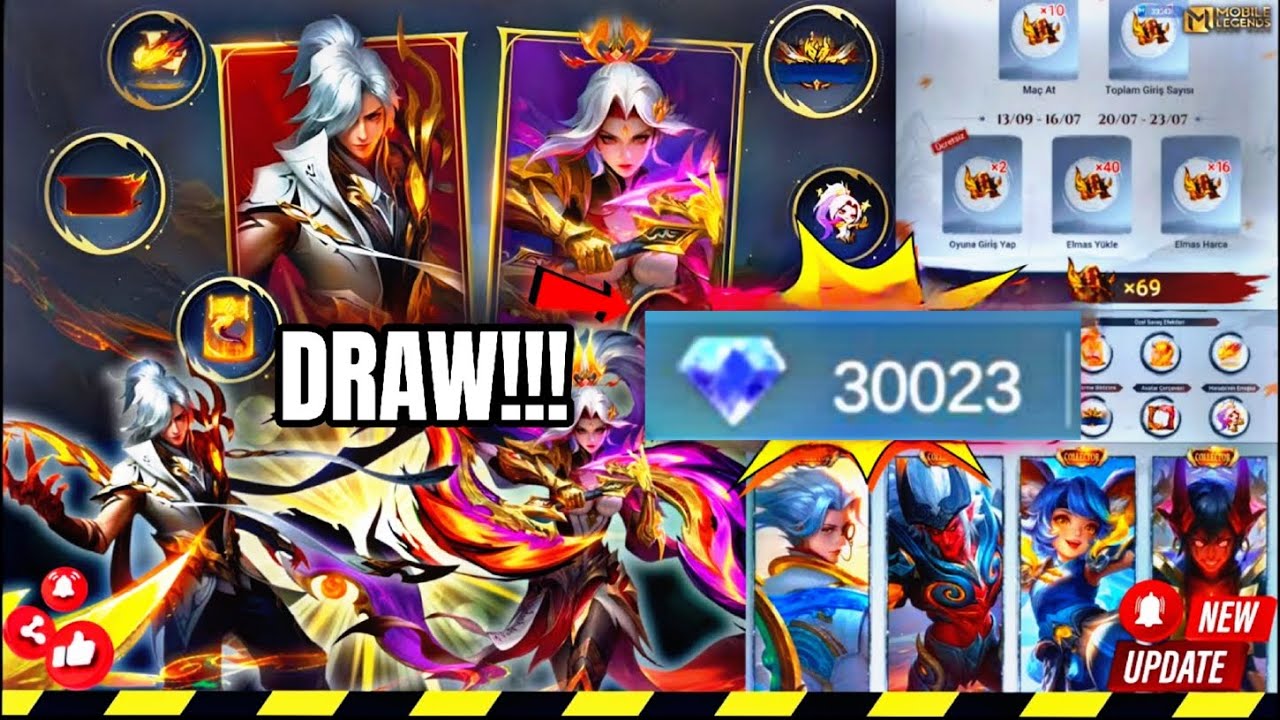 I SPEND 30K DIAMOND'S FOR THOSE SKIN'S!!! (2 legend's + 1 Collector And MORE) - Mobile Legends
