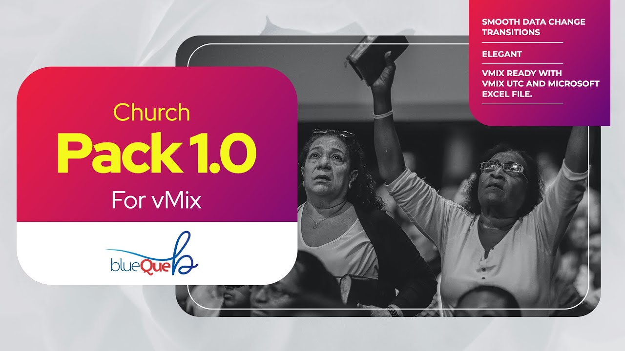 Church Motion Graphics Pack 1.1 for vMix (Updated, Free Update)
