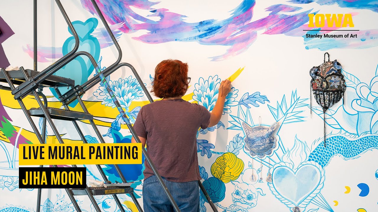 Interview with Artist Jiha Moon | Live Mural Painting