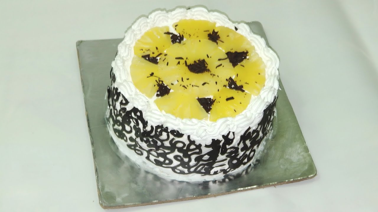Pineapple Pastry | Pineapple Cake | Cooker Cake | EGGLESS BAKING WITHOUT OVEN
