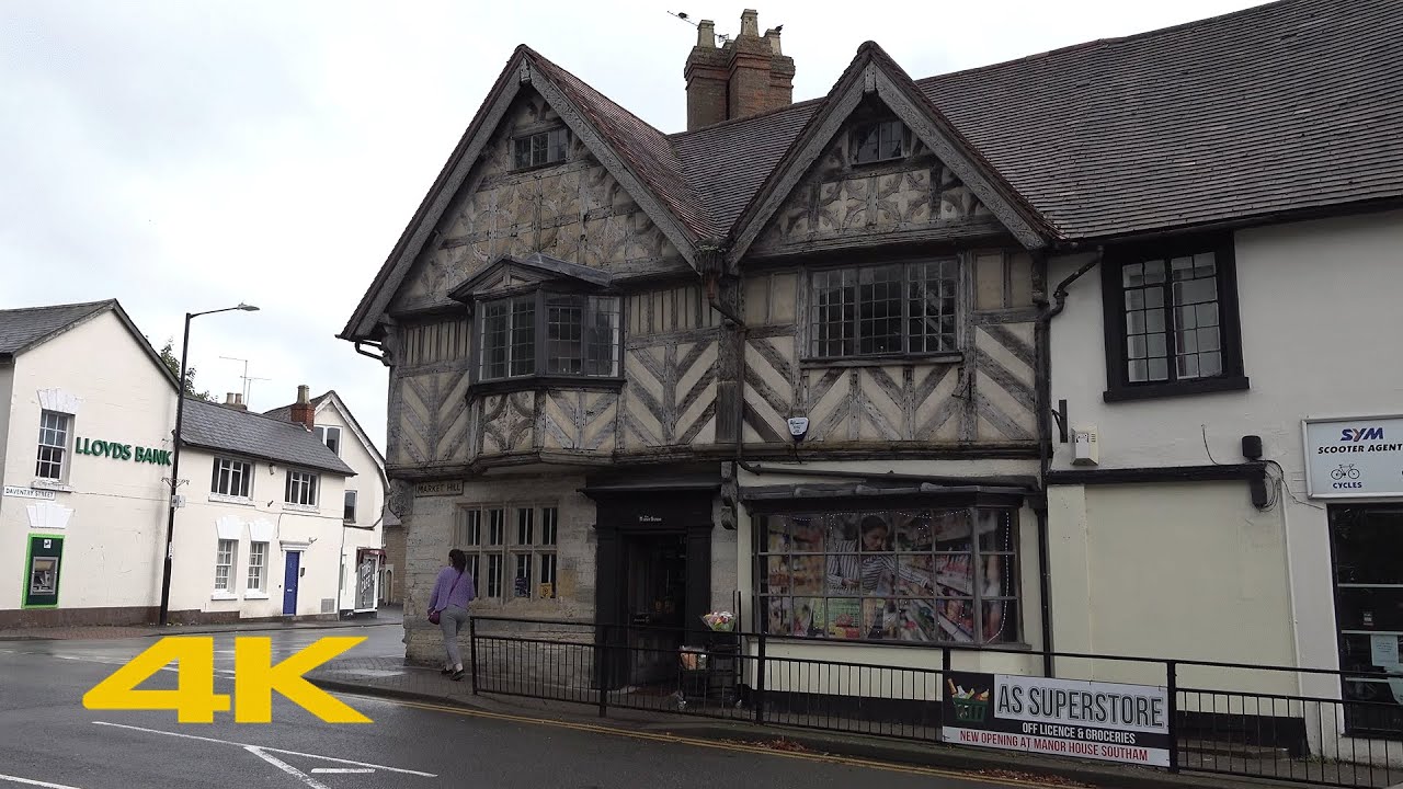 Southam Walk: Town Centre【4K】