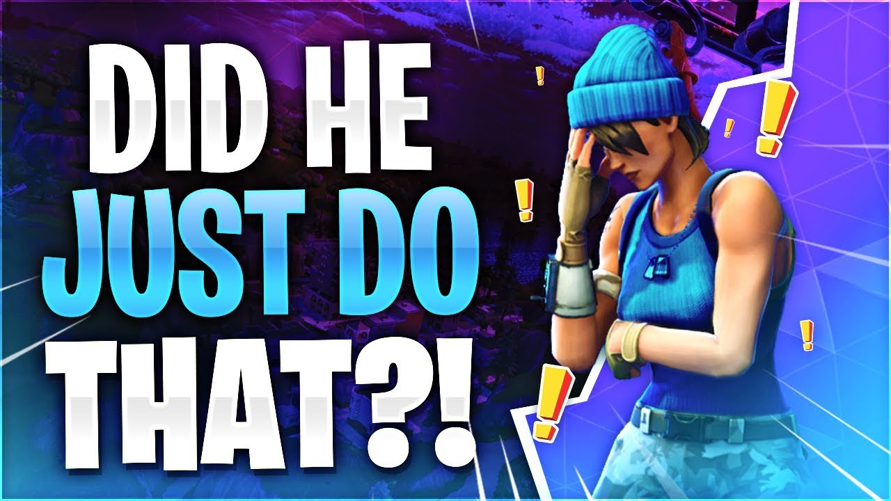 DID HE JUST DO THAT?! (Fortnite Battle Royale)