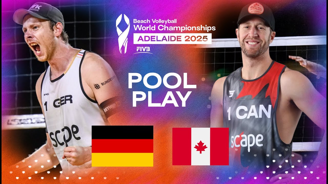 Ehlers/Wickler vs. Schachter/Pickett - Beach World Championships 2025 | Highlights | Pool Phase