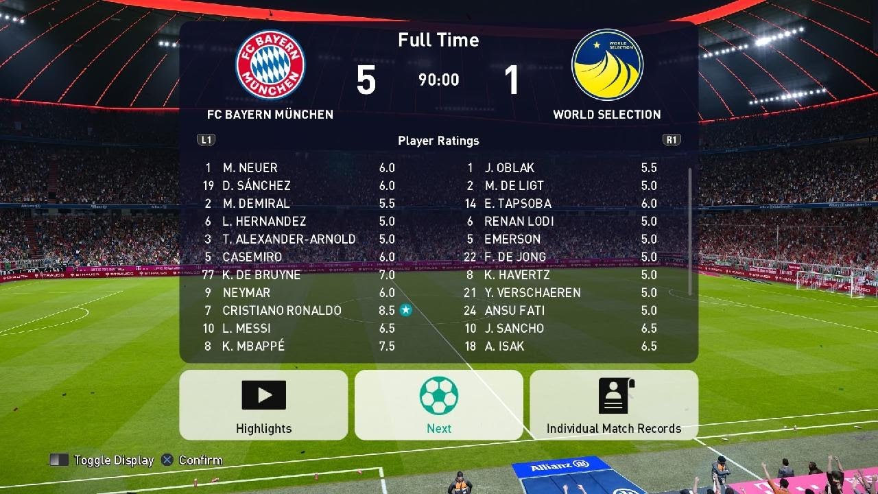 FC BAYERN MUNICH-WORLD SELECTION