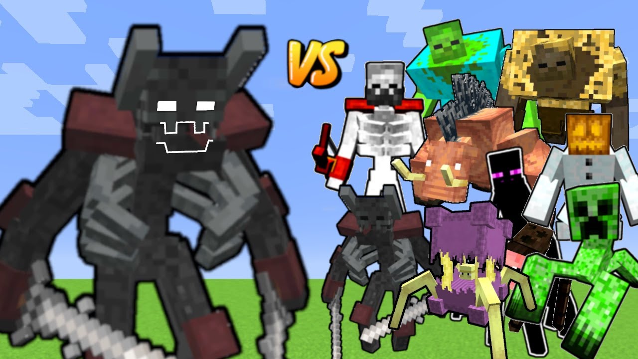 Mutant Wither Skeleton Vs Mutant Beasts and Mutant More