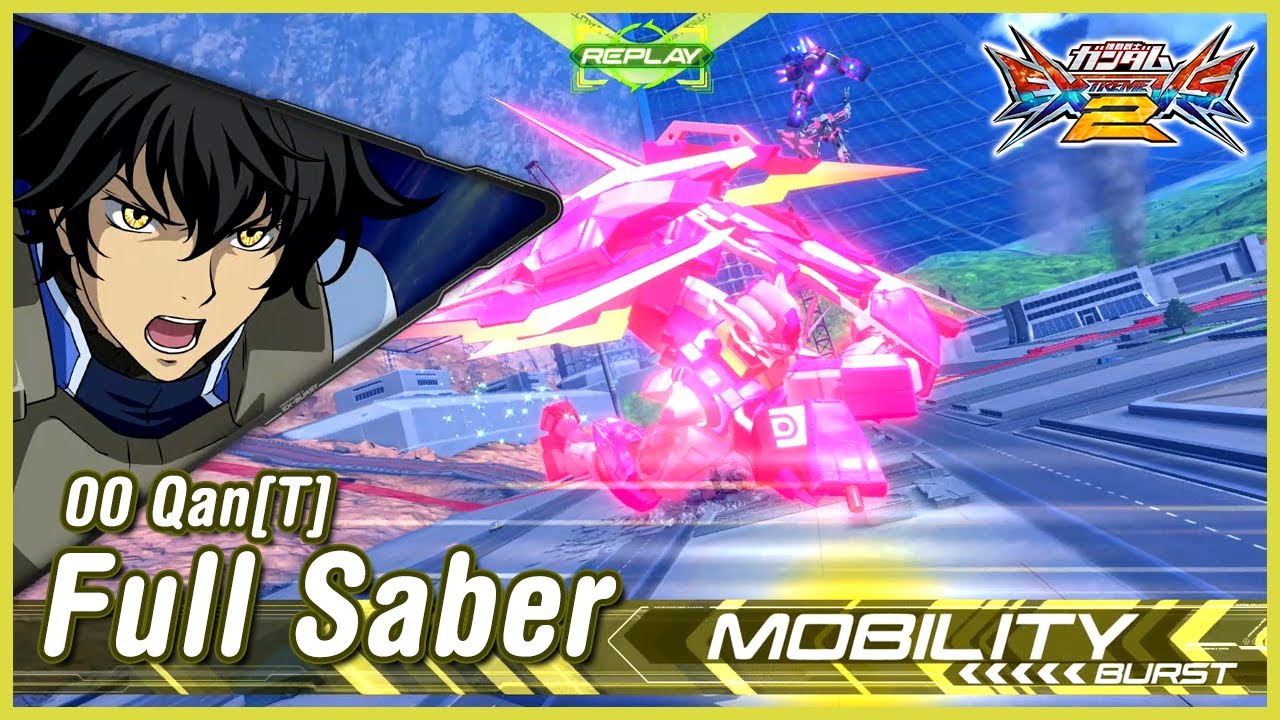 EXVS2 - 00 Qan[T] Full Saber Gameplay (Pre-Buff) [#MNTJP2020]