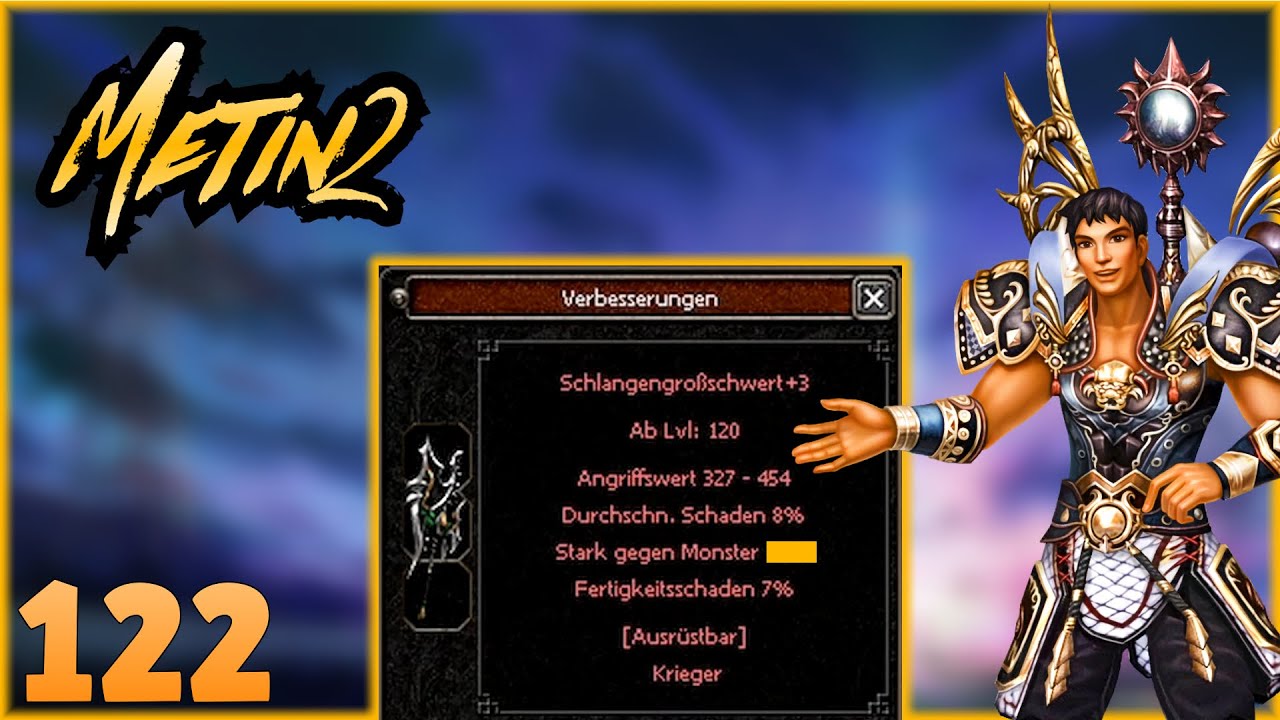 Metin2 DE ⭐️ Germania [ #122 ] ⭐️ Schlangengroßschwert gezogen & IMBA Titanenschild ?!