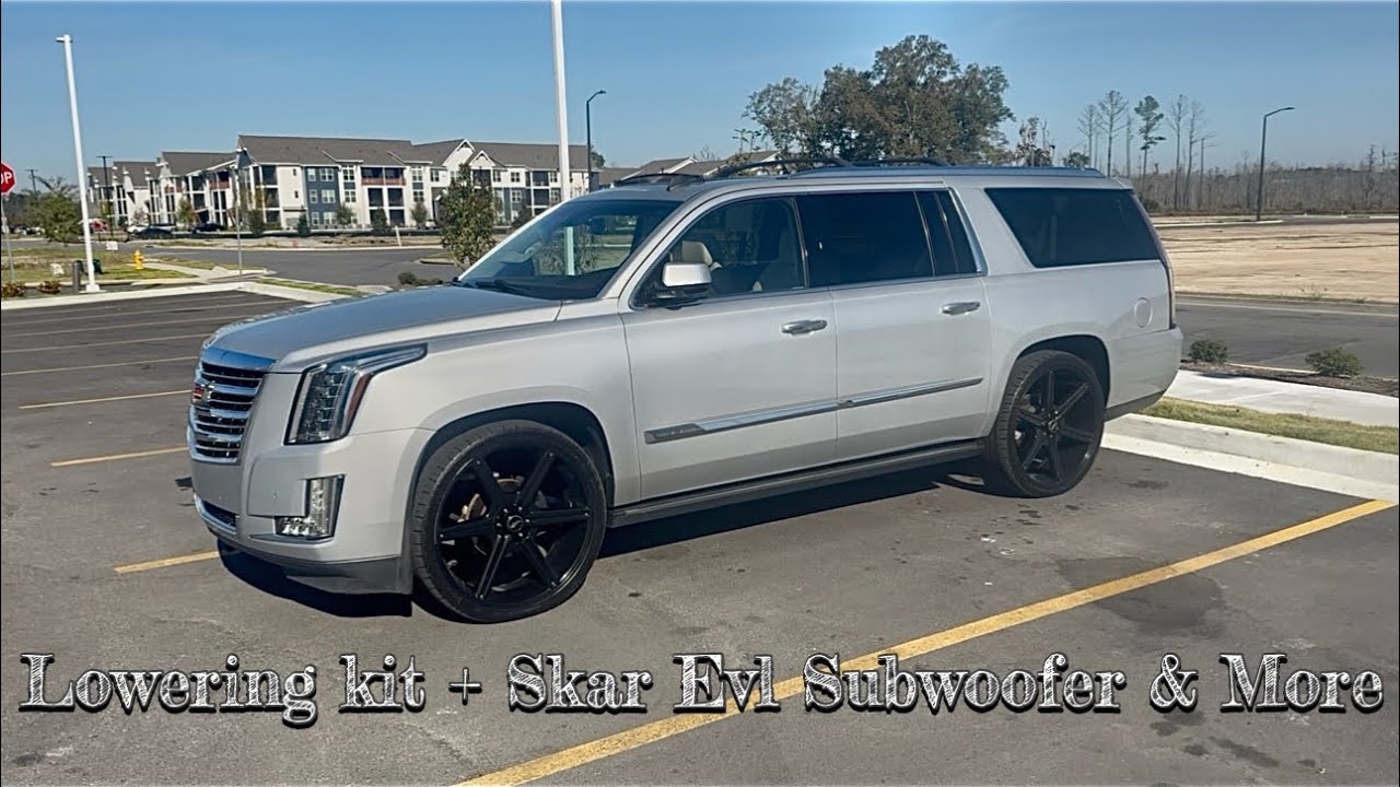 Escalade Gets Lowering Kit New SKAR Subwoofer & More 