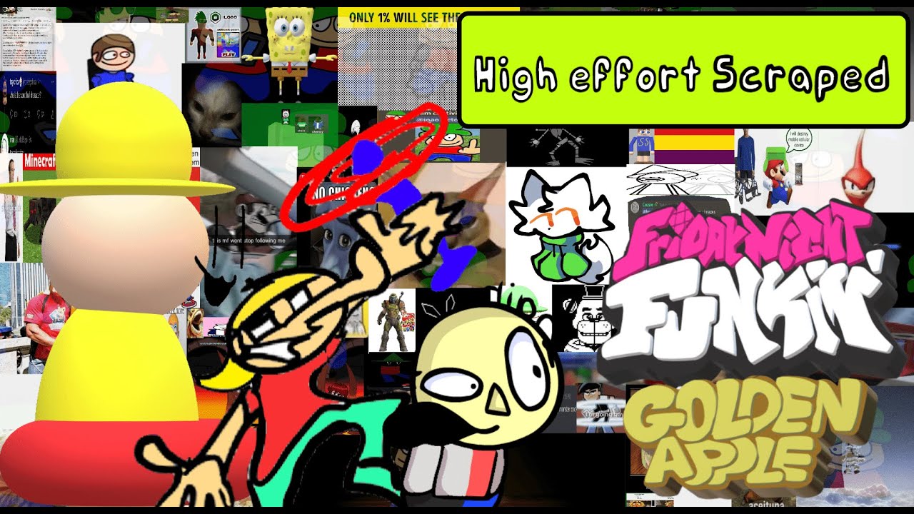 High Effort Scraped | FridayNightFunkin' Dave and Bambi Golden Apple Edition