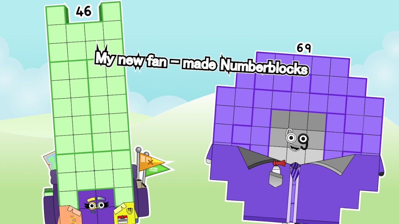 My new fan - made Numberblocks (Not made for Kids)