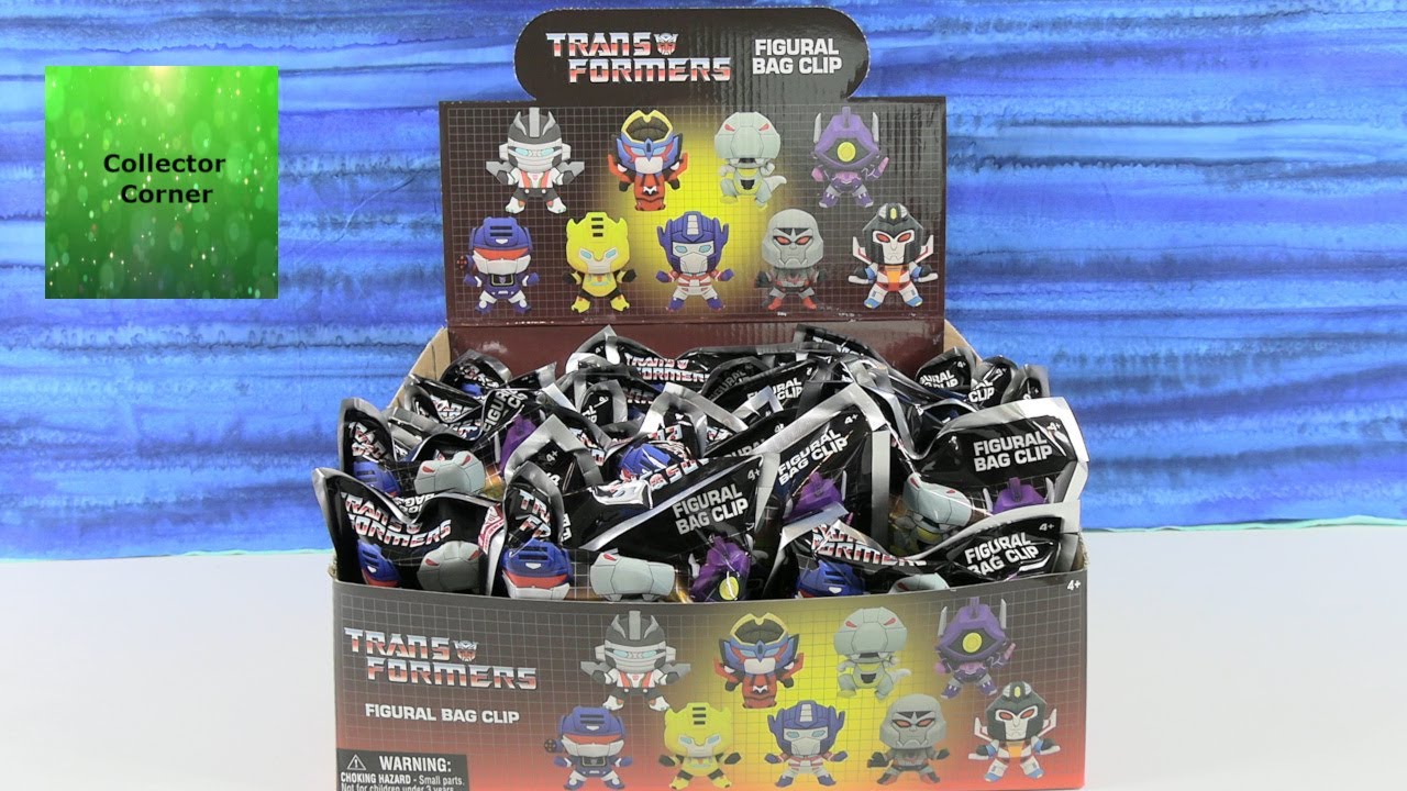 Transformers Figural Bag Clip Blind Bag Opening Review | CollectorCorner