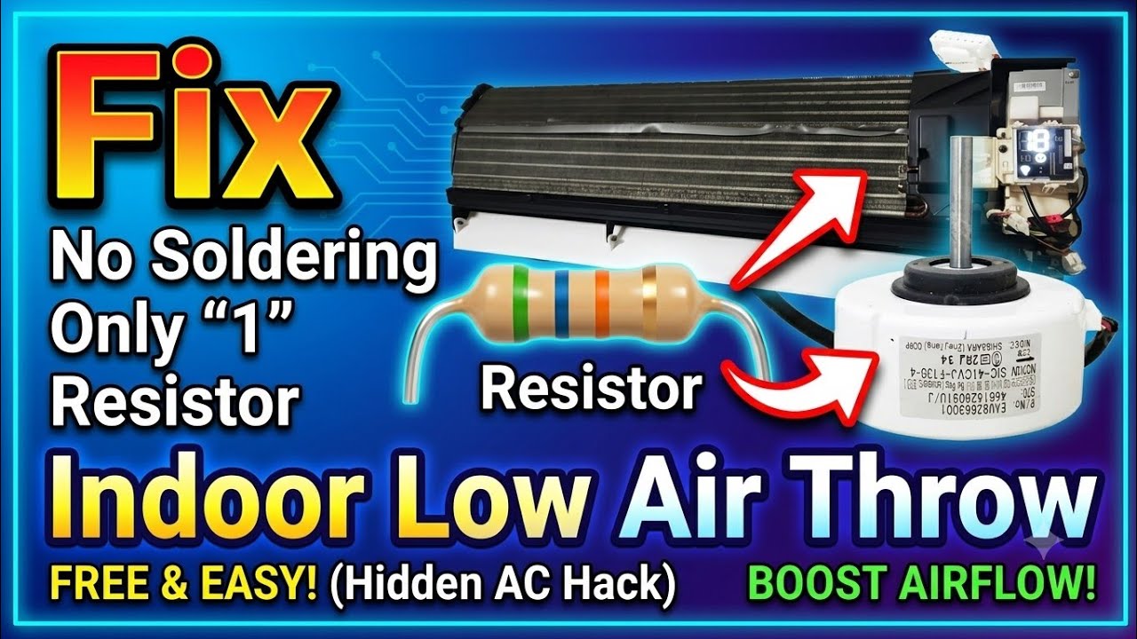 Chill Your Room In Minutes | Increase Air Flow Through Air Conditioner 