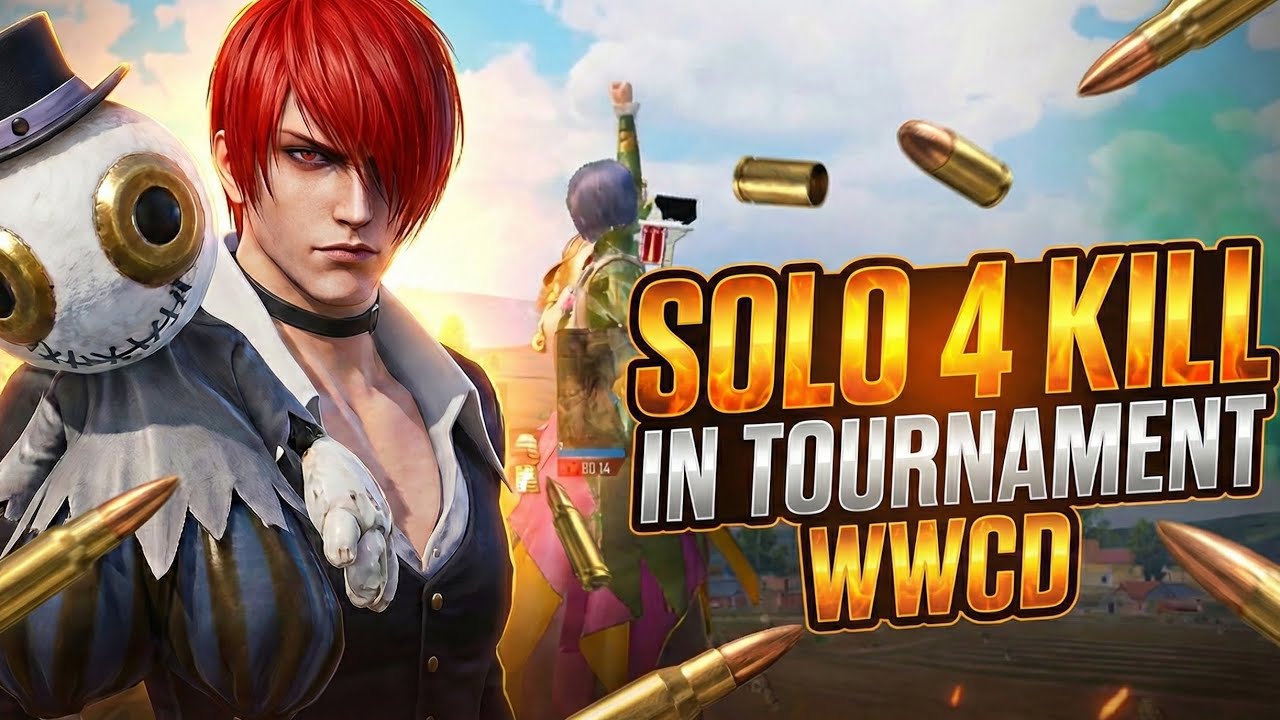 SOLO 4 Kills + WWCD | BGMI Tournament Highlights