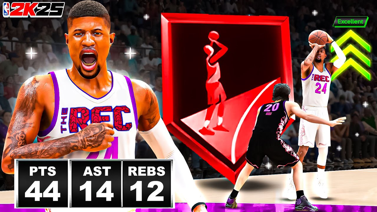 PRIME PAUL GEORGE + 99 3PT is DOMINATING RANDOM REC! (NBA 2K25)