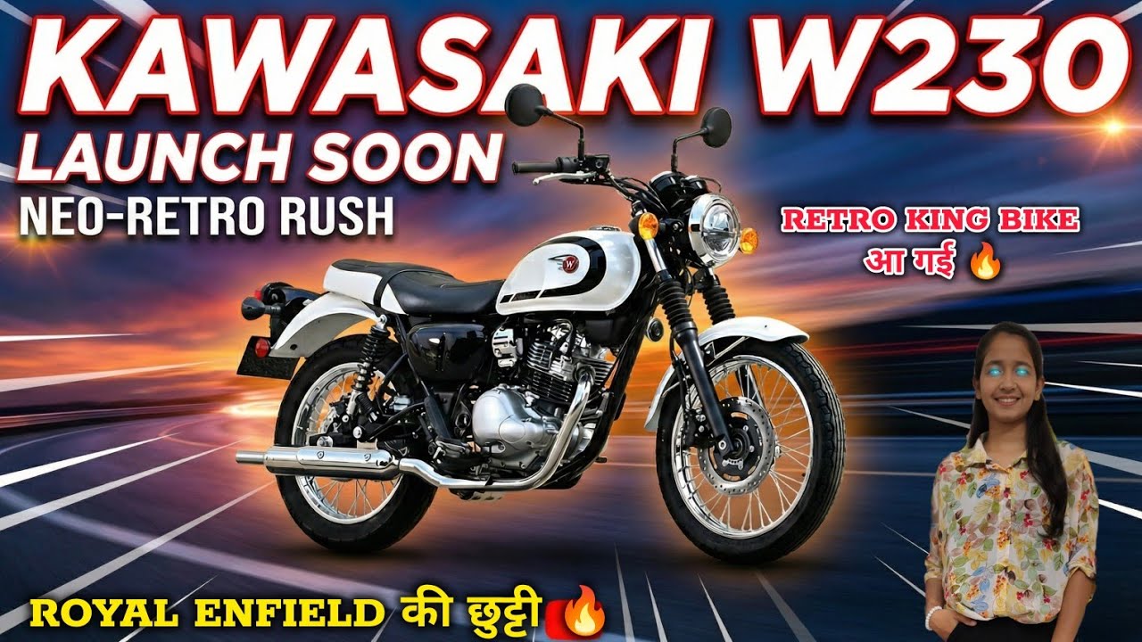 Kawasaki W230 Launch Soon🔥| Kawasaki W230 Price | Upcoming bikes in india 2026
