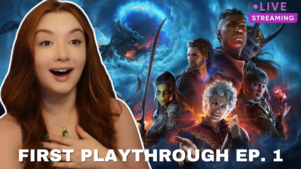 I'm OBSESSED | Lolth-Sworn Drow, Warlock | Baldur's Gate 3 | Ep. 1 *re-upload*