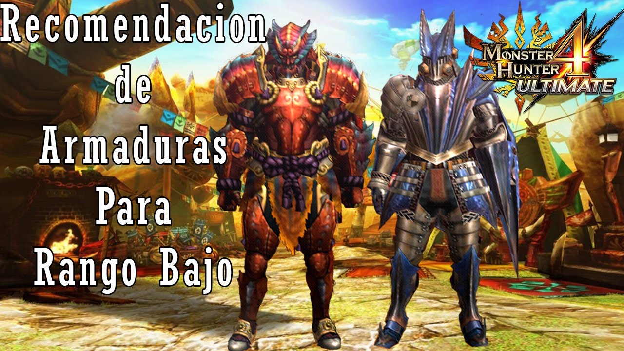 Set para rango bajo y iniciar en la aldea - Monster Hunter 4 Ultimate