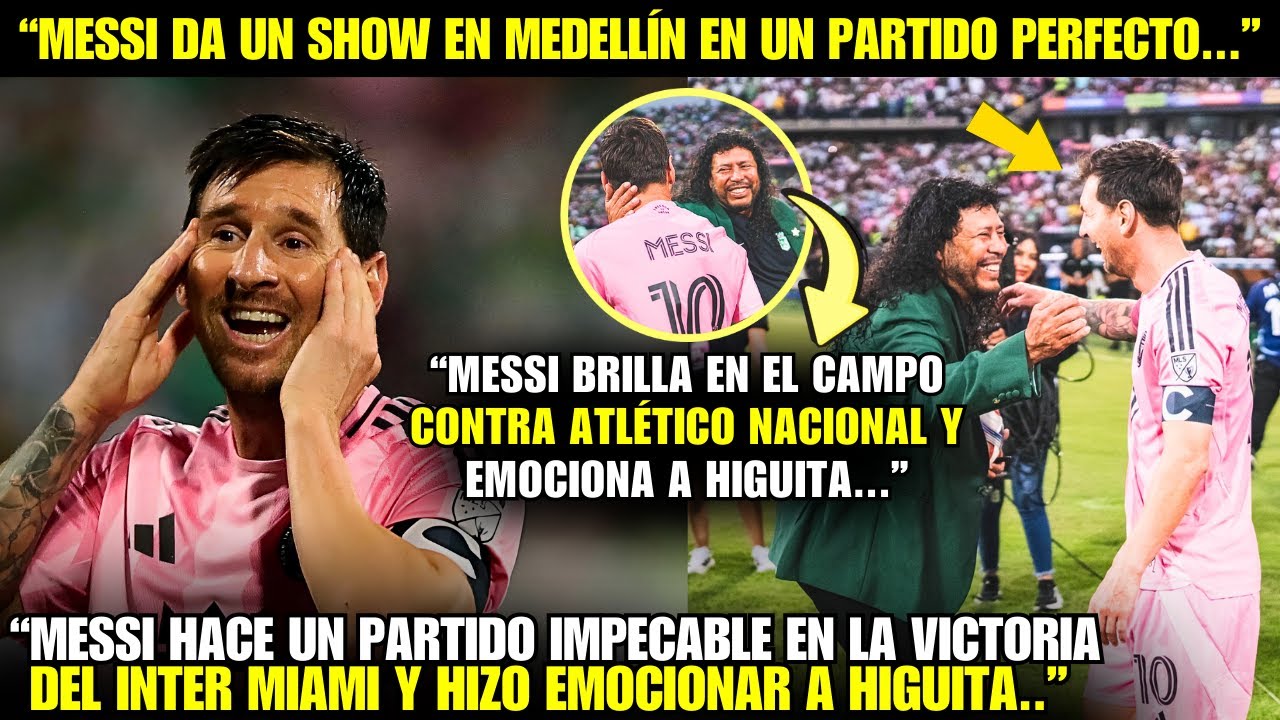 😱¡VAYA! ¡MIRA LA INESPERADA ACTITUD DE MESSI CON HIGUITA EN UN PARTIDO PERFECTO E HISTÓRICO!