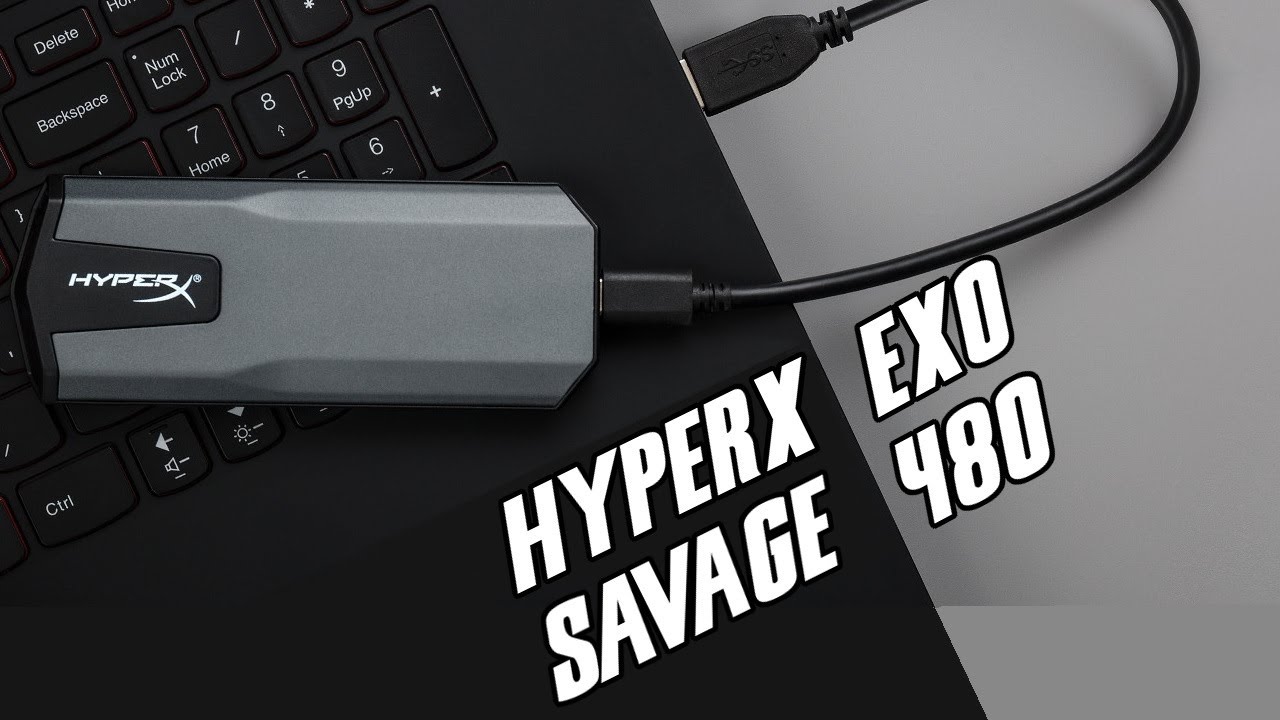 HyperX Savage EXO 480GB - przenośny dysk SSD do komputera i konsoli / test, recenzja, review