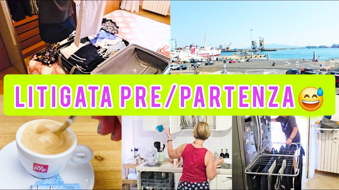 IL MIO VLOG DALLA PARTENZA ALL'ARRIVO ALL'ISOLA D'ELBA..VALIGIA RIORDINO PULIZIE 😱❤️